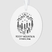 Nationaal park Rocky Mountain Ornament (voorkant)