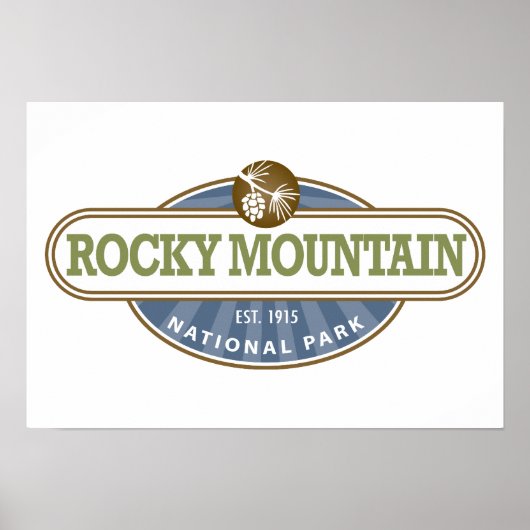 Nationaal park Rocky Mountain Poster (Voorkant)