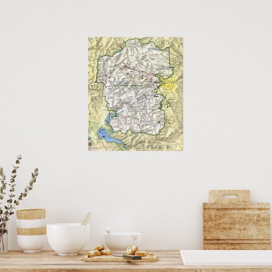 Nationaal Park Rocky Mountain Poster (Keuken)