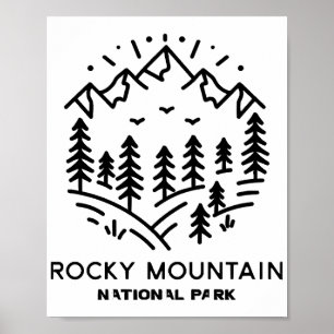 Nationaal park Rocky Mountain Poster