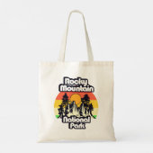Nationaal park Rocky Mountain Tote Bag (Achterkant)