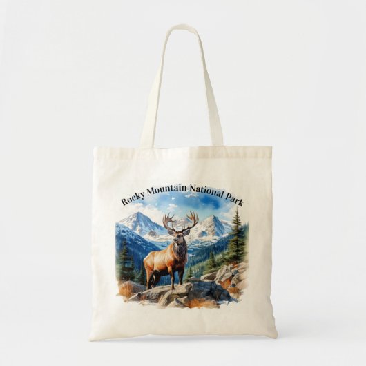 Nationaal park Rocky Mountain Tote Bag (Voorkant)