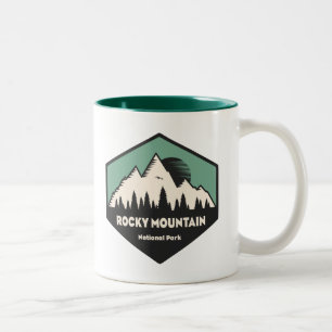 Nationaal park Rocky Mountain Tweekleurige Koffiemok