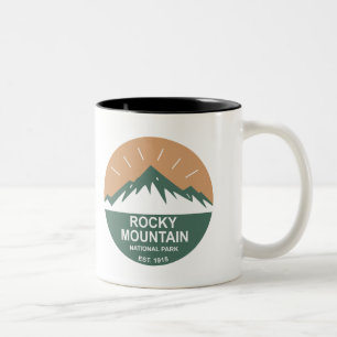 Nationaal park Rocky Mountain Tweekleurige Koffiemok