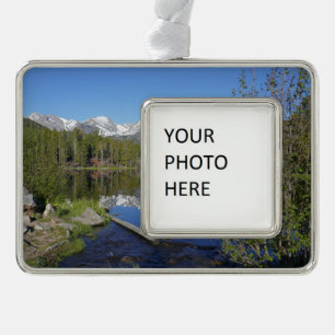Nationaal park Rocky Mountain Verzilverd Kader Ornament