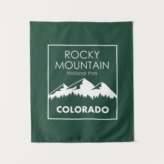 Nationaal park Rocky Mountain Wandkleed (Voorkant)
