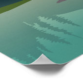 Nationaal park Rocky Mountains Poster (Hoek)