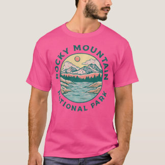 Nationaal park Rocky Mountains , vervormd C T-shirt