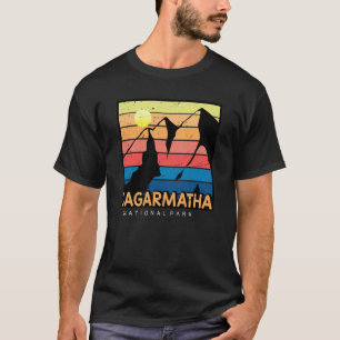 Nationaal Park Sagarmatha Everest Tibet Nepal 1976 T-shirt