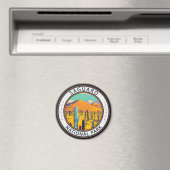 Nationaal Park Saguaro Cacti in Spring Badge Magneet (Insitu (Vaatwasser))