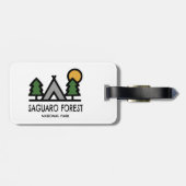 Nationaal park Saguaro Forest Bagagelabel (Achterkant horizontaal)