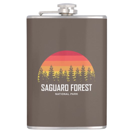 Nationaal park Saguaro Forest Heupfles (Voorkant)