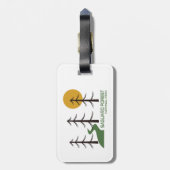 Nationaal Park Saguaro Forest-parcours Bagagelabel (Achterkant verticaal)