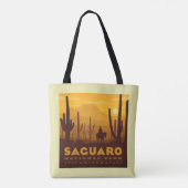 Nationaal park Saguaro Square | Arizona Draagtas (Achterkant)