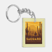 Nationaal park Saguaro Square | Arizona Sleutelhanger (Voorkant Links)