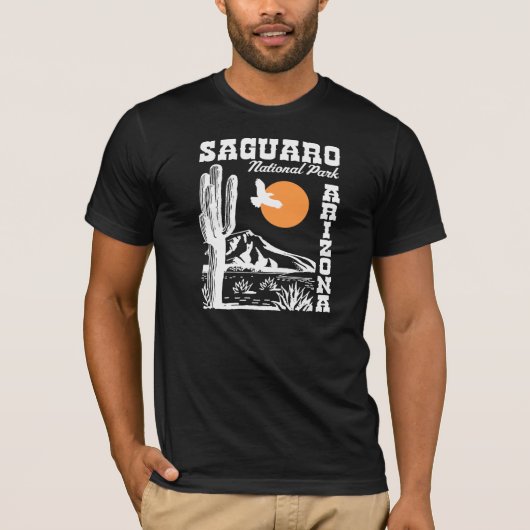 Nationaal park Saguaro T-shirt (Voorkant)