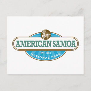 Nationaal Park Samoa Briefkaart