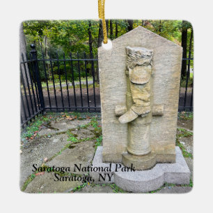 Nationaal park Saratoga Keramisch Ornament