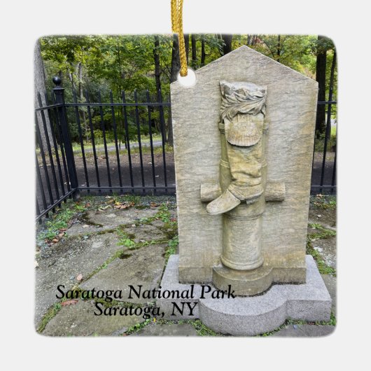 Nationaal park Saratoga Keramisch Ornament (Voorkant)