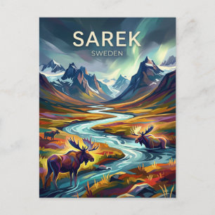 Nationaal park Sarek Zweden Briefkaart