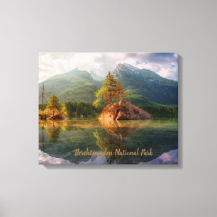 Nationaal park Schilderachtig Berchtesgaden Canvas Afdruk