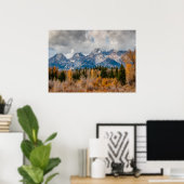 Nationaal park Schwabacher Landing Grand Teton Poster (Thuiskantoor)