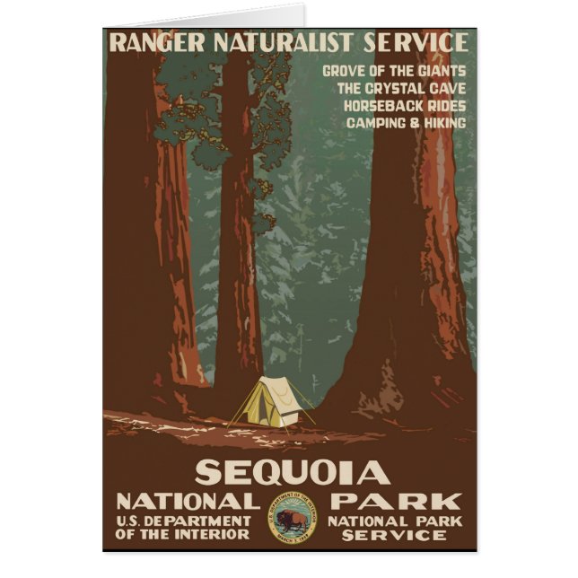 Nationaal park Sequoia (Voorkant)