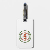 Nationaal park Sequoia Bagagelabel (Achterkant verticaal)