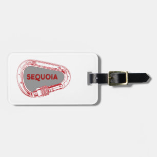 Nationaal park Sequoia, beklimming Carabiner Bagagelabel