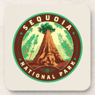 Nationaal park Sequoia Bier Onderzetter