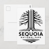 Nationaal park Sequoia Briefkaart (Voorkant / Achterkant)