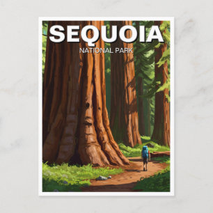 Nationaal Park Sequoia Briefkaart