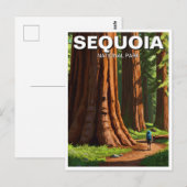 Nationaal Park Sequoia Briefkaart (Voorkant / Achterkant)