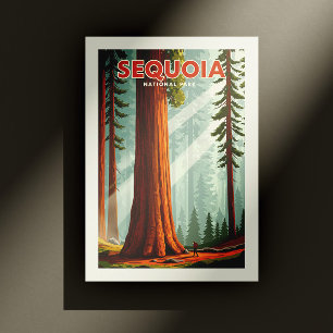 Nationaal park  Sequoia Briefkaart