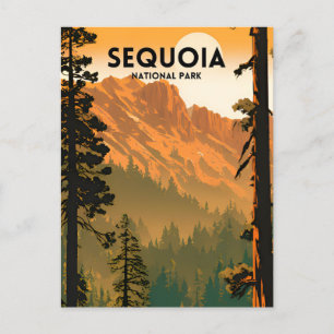 nationaal park Sequoia Briefkaart