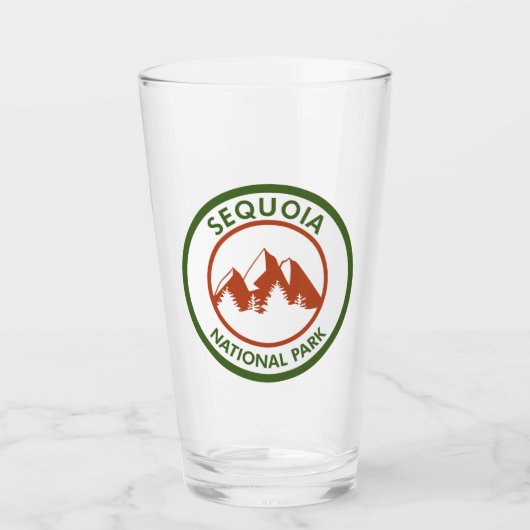 Nationaal park Sequoia Glas (Voorkant)
