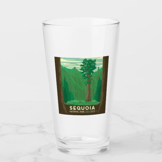 Nationaal park Sequoia Glas (Voorkant)
