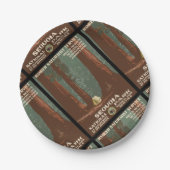 Nationaal park Sequoia Papieren Bordje (Voorkant)