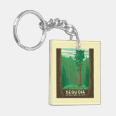 Nationaal park Sequoia Sleutelhanger (Voorkant Links)