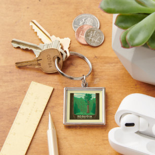 Nationaal park Sequoia Sleutelhanger