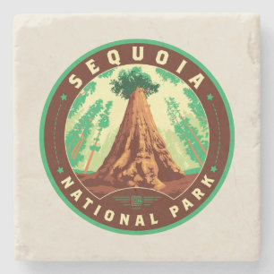 Nationaal park Sequoia Stenen Onderzetter