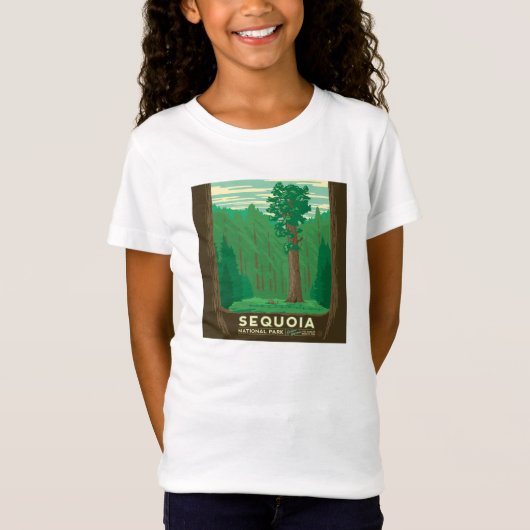 Nationaal park Sequoia T-shirt (Voorkant)