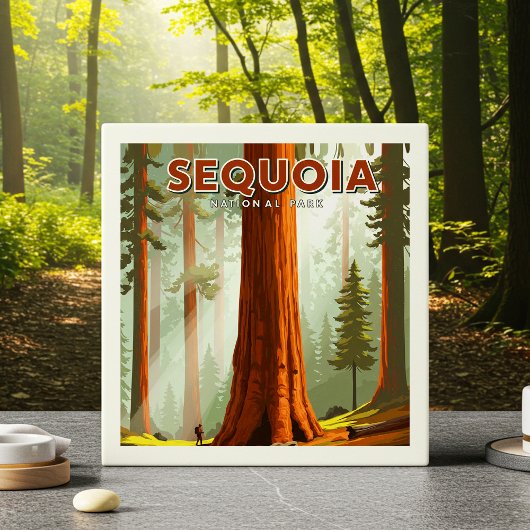 Nationaal park Sequoia Tegeltje