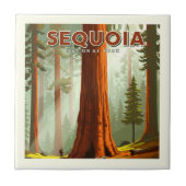 Nationaal park Sequoia Tegeltje (Voorkant)