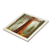 Nationaal park Sequoia Tegeltje (Zijkant)