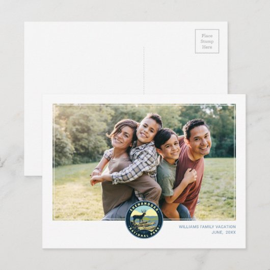 Nationaal park Shenandoah Briefkaart (Voorkant / Achterkant)