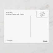 Nationaal park Shenandoah Briefkaart (Achterkant)