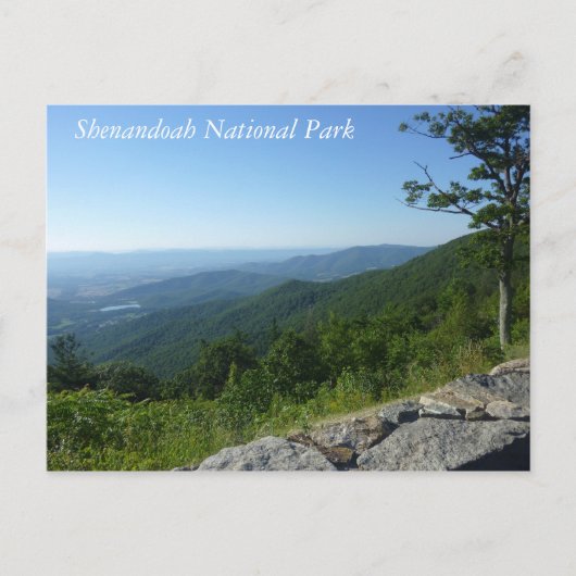 Nationaal park Shenandoah Briefkaart (Voorkant)
