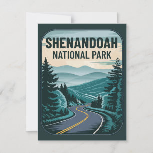 Nationaal park Shenandoah Briefkaart