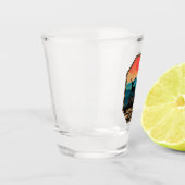 Nationaal Park Shenandoah Deer Minimal Retro Emble Shot Glas (Links)